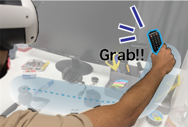 thumbnail of the project,視覚障がい者のための正確性と安全性を重視した音声ハンドガイダンス