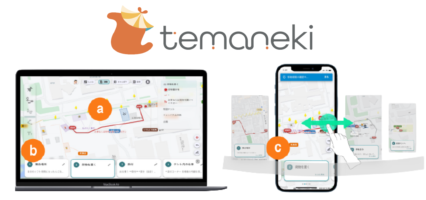 thumbnail of the project,temaneki: みんなで一緒につくる市民参加型祭りのための情報システム